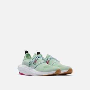 Sorel Explorer Defy Low Women's Size 9.5 Sea Sprite‎ Green Sneakers New